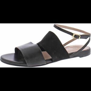 CHARLES DAVID SALLY LEATHER ANKLE STRAP SLINGBACK SANDALS NEW SIZE 8 NWOB